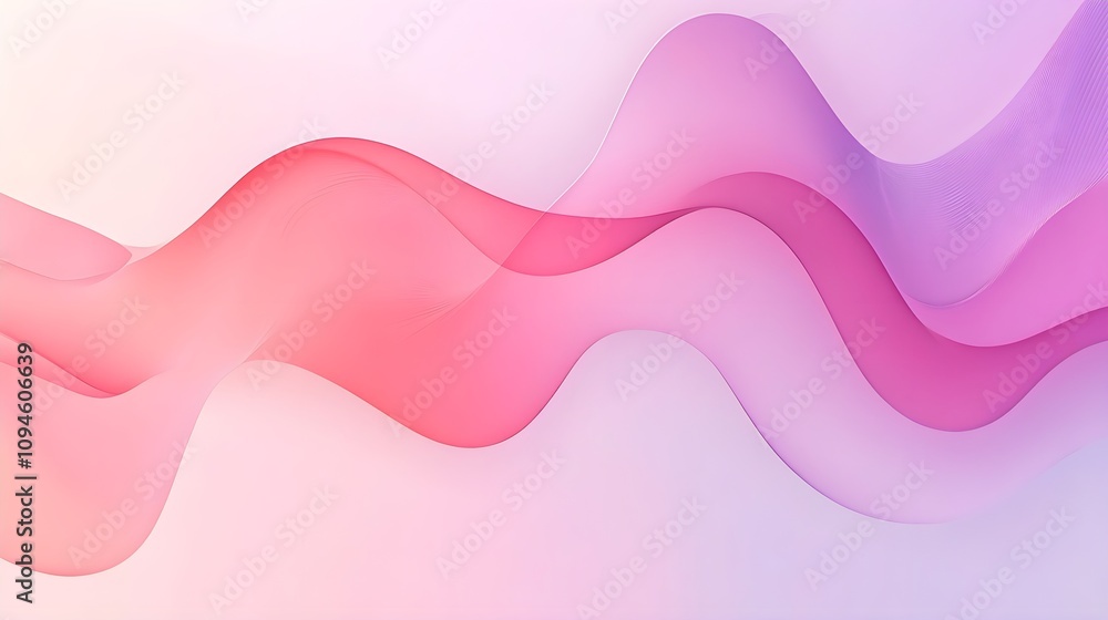 Poster dynamic waves of color abstract background digital art vibrant environment artistic view visual conc