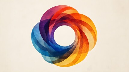 Obraz premium Colorful abstract design digital art modern aesthetic vibrant environment artistic viewpoint creative concept for visual impact