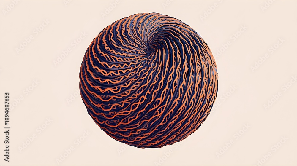 Poster dynamic abstract sphere design digital art studio visual content modern environment close-up view cr