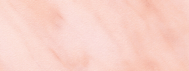 Texture of light pink marble with pearl lines pattern, macro background. Pastel rose color stone backdrop