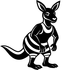 illustration of a kangaroo