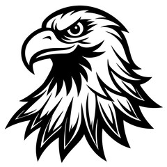 eagle head vector illustration