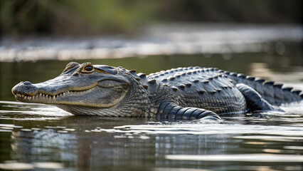 Naklejka premium Crocodile.