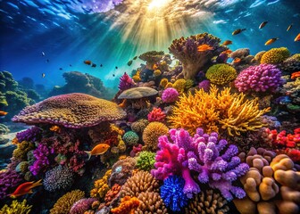 Exploring the city's hidden gems, a splash of coral vibrancy.