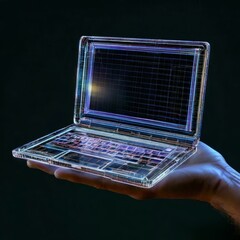 hand, glowing particles, abstract, futuristic, technology, data, innovation, energy, digital art, particle flow, creativity, human touch, connection, cyber, glowing lights, interactive, network, vibra