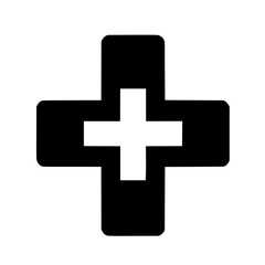 Obraz premium Professional Hospital-Themed Icons for Healthcare Projects