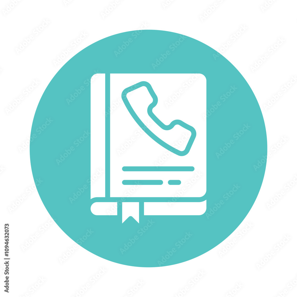 Aufkleber contact us vector glyph circle icons... .. eps 10 file