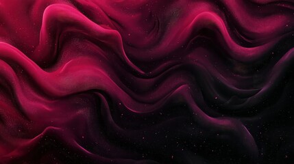 Fototapeta premium A dramatic abstract background blending velvety crimson and midnight black, with soft gradients fading into each other. The texture resembles thick, swirling cloud.