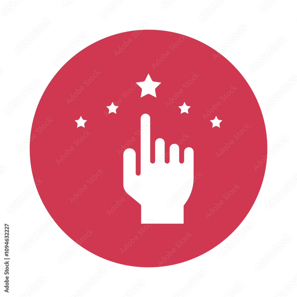 Aufkleber raiting vector glyph circle icons... .. eps 10 file