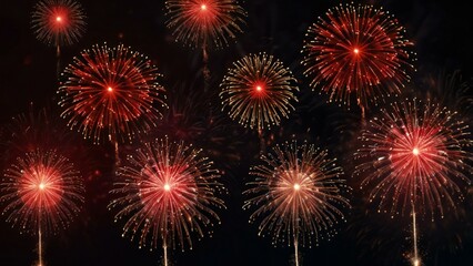 Fototapeta premium fireworks in the night sky