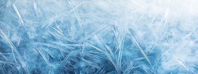 Obraz premium acks. Winter seasonal background, mock up, flat lay, ice texture