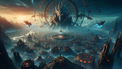 Naklejka premium gothic warrior