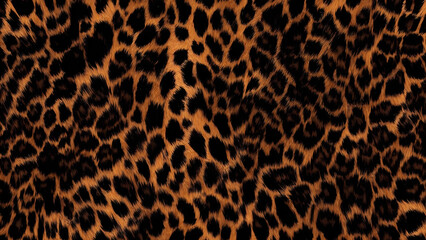 leopard, wild cat fur texture, spots, fluffy background, modern design