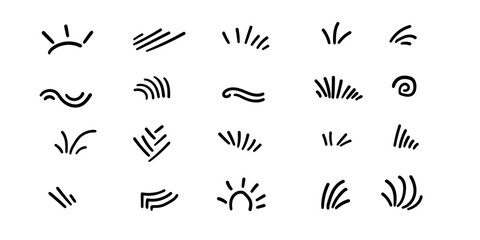 Scribble design element set,Hand Drawn scribble Pack,Pen marks,background design element for cards and print,sparkle effect collection.