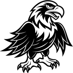 eagle on a white background