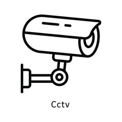Cctv vector Outline Icon...  .. Eps 10 file