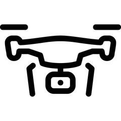 Simple vector icon drone