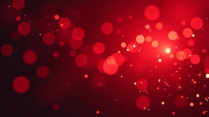 Christmas abstract background with red lights. Festive Christmas abstract background with bokeh defocused lights. Card for your design