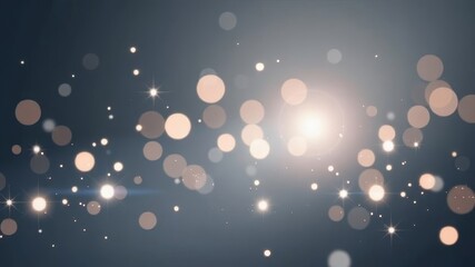 abstract gray background with bokeh lights. abstract background with bokeh defocused lights.
