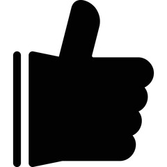 Fototapeta premium Simple vector icon hand, like