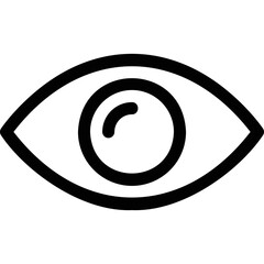 Simple vector icon eye