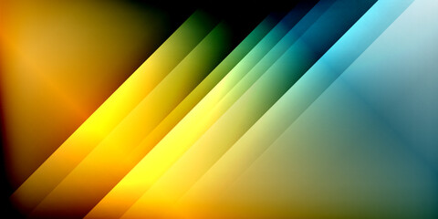 Bright lines background. Gradient geometric template wallpaper
