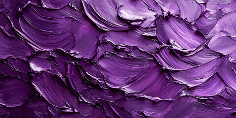 Obraz premium Purple acrylic paint brush stroke texture background. Abstract acrylic painting.