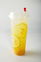 Kumquat lemon orange juice drink