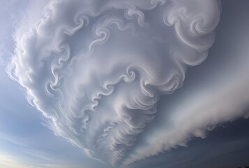 Undulatus Asperatus A rare wavy cloud that can appear in associa