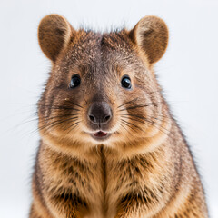 Fototapeta premium quokka on white background