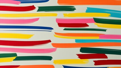 Abstract Paint Brush Strokes Background