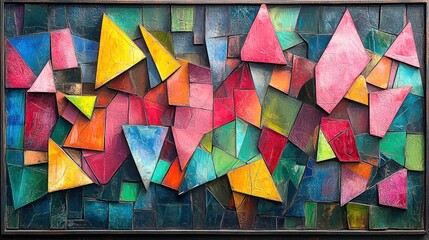 Abstract Colorful Mosaic