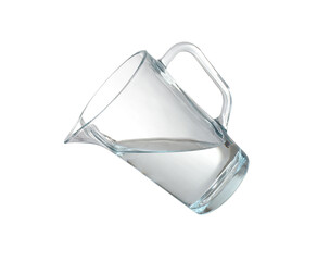 Water pitcher isolated on white