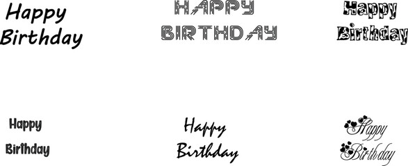 happy birthday, party, calligraphy, poster, illustration, text, lettering, typography, birthday, art, 