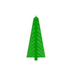 Fir icon on white background. Vector illustration.
