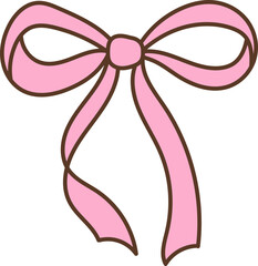 pink ribbon bow
