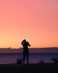 Fototapeta premium sunset lover