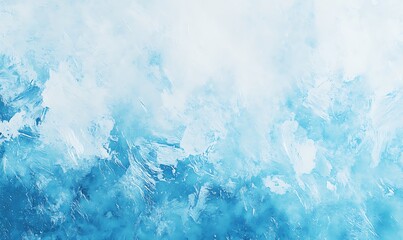 Fototapeta premium acks. Winter seasonal background, mock up, flat lay, ice texture