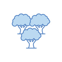 Forest vector icon