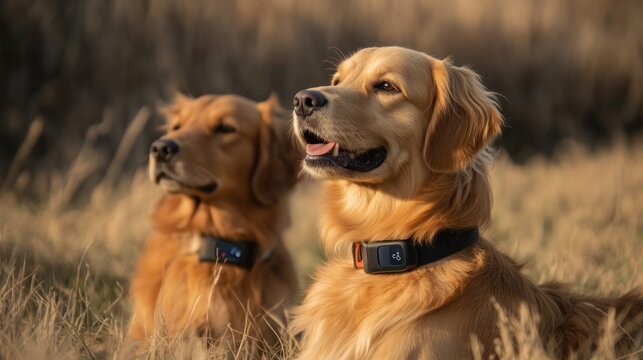 Real-time pet health tracking wearables, pets with tech accessories in action