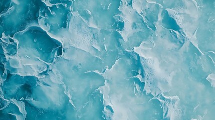 Obraz premium acks. Winter seasonal background, mock up, flat lay, ice texture