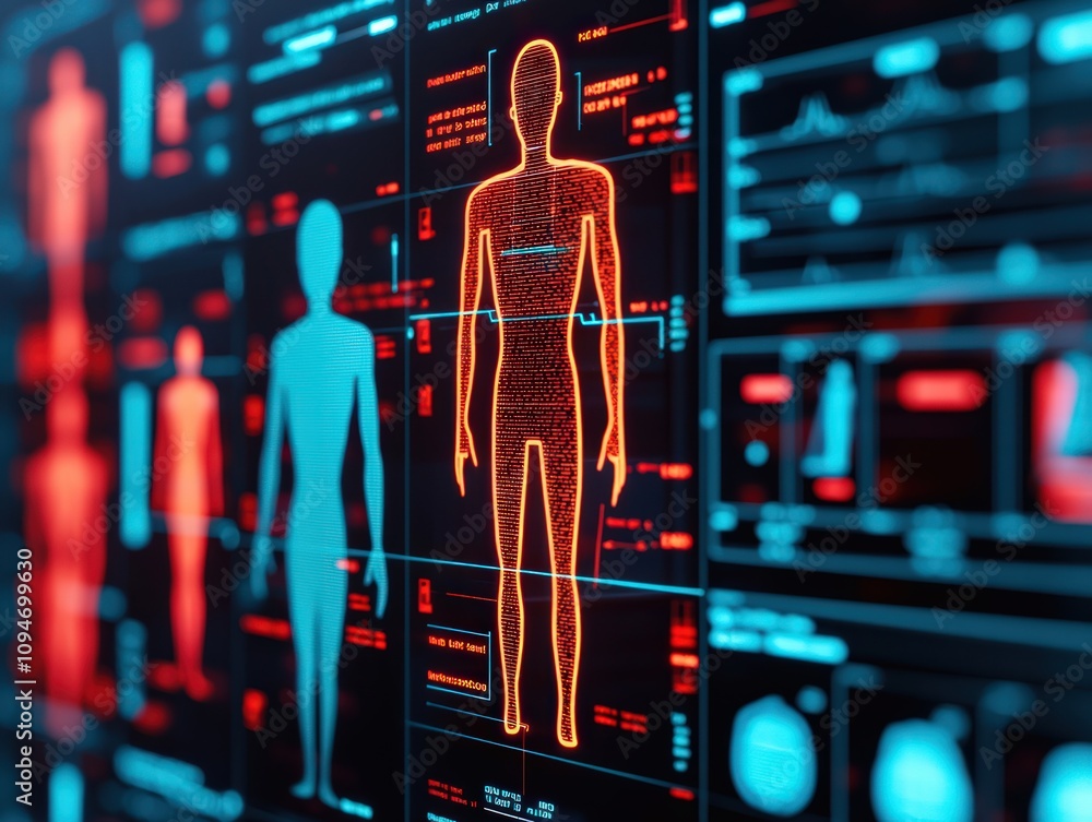 Poster real-time healthcare record encryption by midjourney annaphat ai digital realm data security secure 