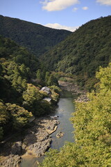 river in the mountains