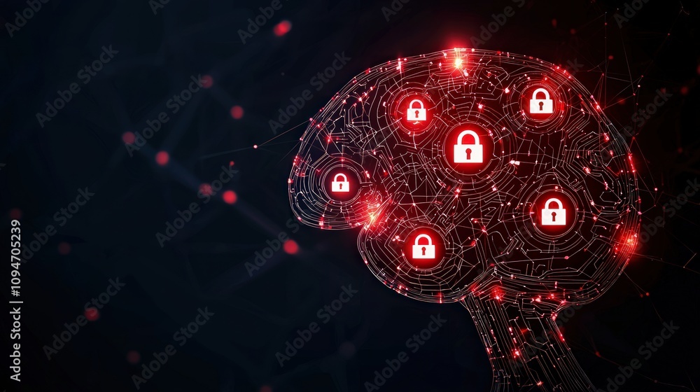 Aufkleber exploring midjourney anaphat privacy-preserving ai in the digital age abstract ai brain tech environ
