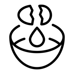 eggs line icon