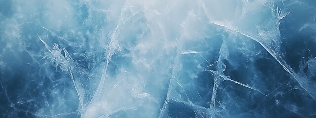 acks. Winter seasonal background, mock up, flat lay, ice texture