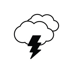 Thunder  vector icon