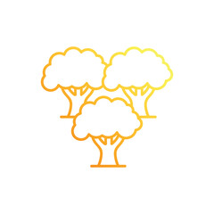 Forest vector icon