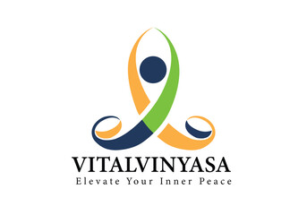 Feel nature and yoga logo
