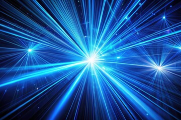 Captivating Blue Energy Laser Light Effects in Candid Photography - Stunning Visuals of Dynamic Laser Displays, Abstract Patterns, and Ethereal Atmospheres for Creative Projects